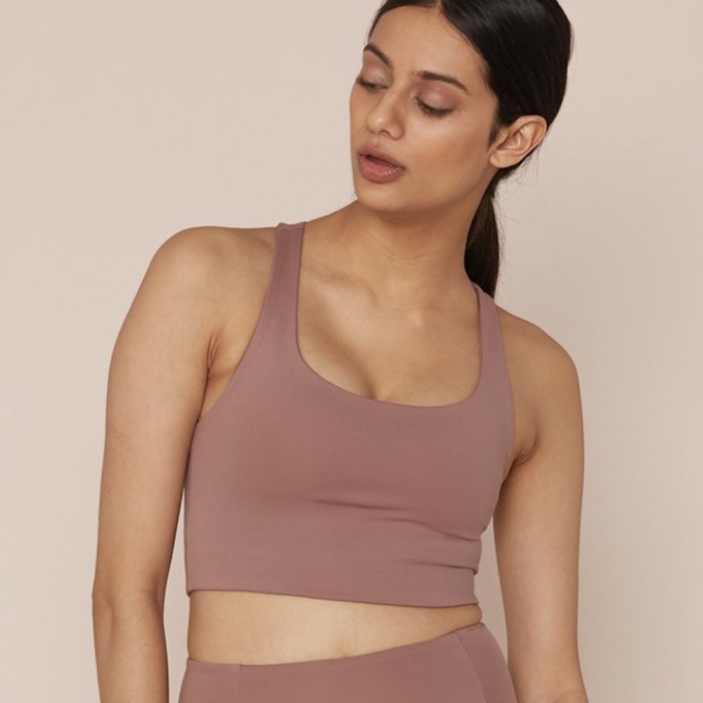 Girlfriend Collective Rose Quartz Paloma Bra - L